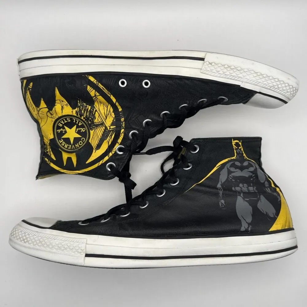 Converse All Star DC Comics 2012 Batman Sneakers High-Top Mens 13 Black 119939F